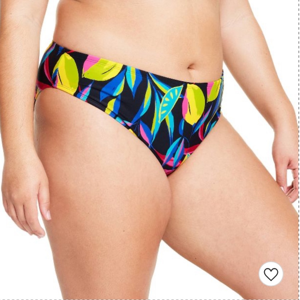 Last🤩Tabitha brown lemon print hipster bikini bottom